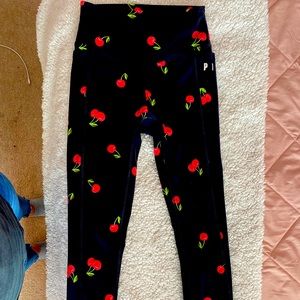 Cherry print leggings